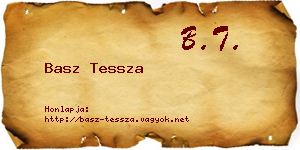 Basz Tessza névjegykártya